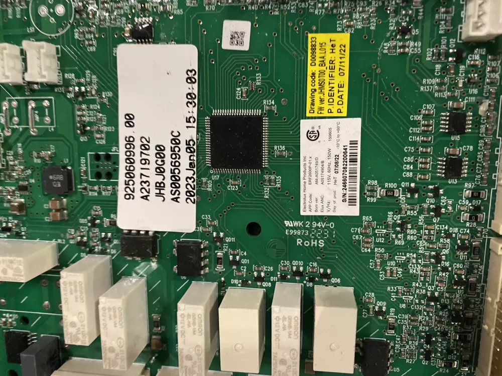 Frigidaire A05174904/B Refrigerator Control Board AZ26317 | BK136