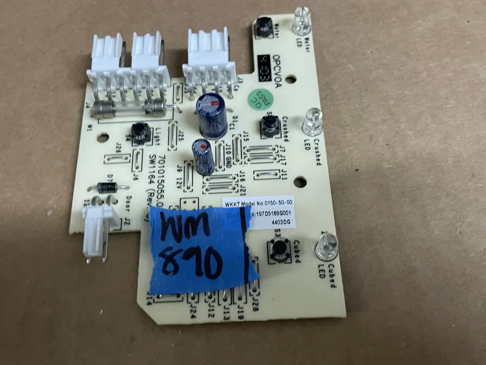 GE 197D5189G001 Refrigerator Control Board AZ102440 | Wm890