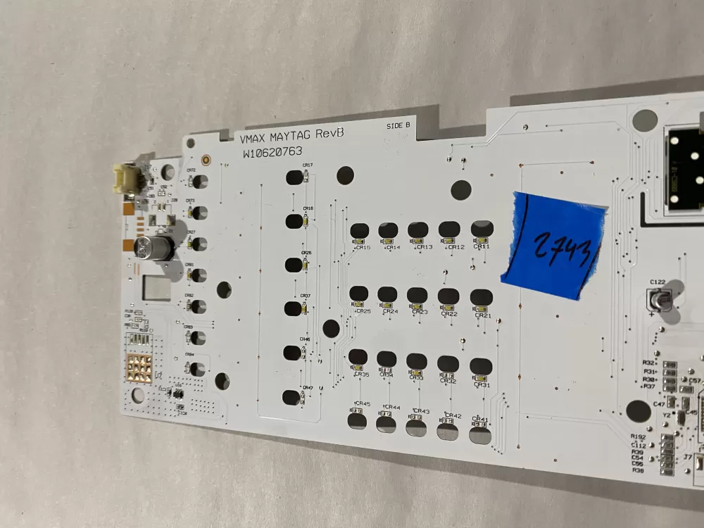 Maytag Washer Touch Control Board W10895276 W10620763 AZ186245 | BK2743