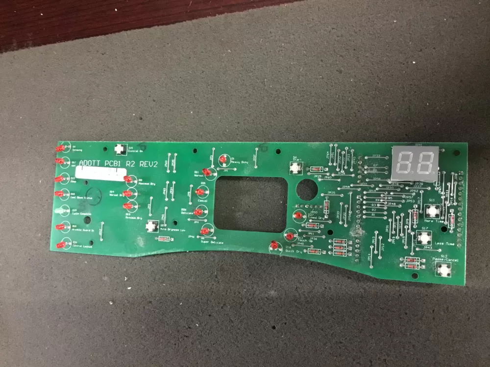 Whirlpool Dryer Control FG3431001835S AZ102927 | NR365