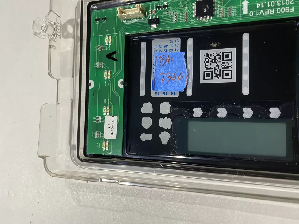 Samsung DC92-01607J DC94-06643A Dryer UI Control Board  AZ140864 | BK2366