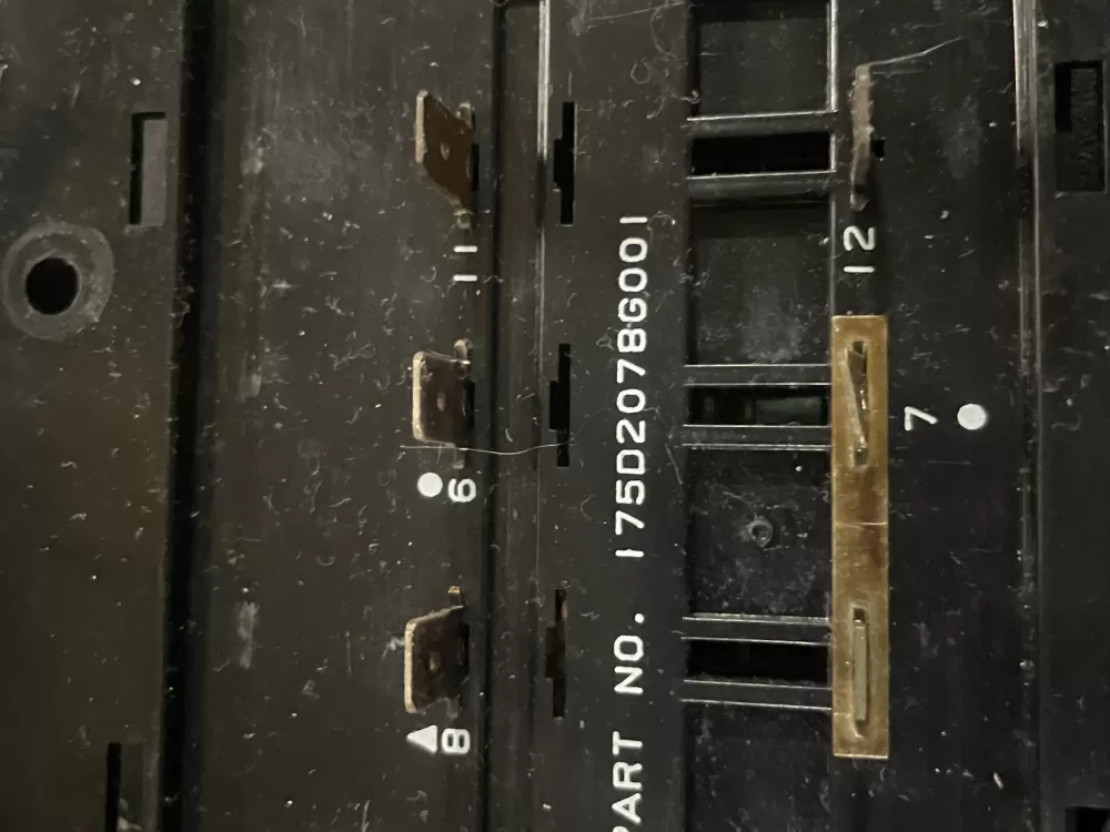 GE 175D2078G001 Dryer Selector Switch Push Button Control AZ24908 | WM265