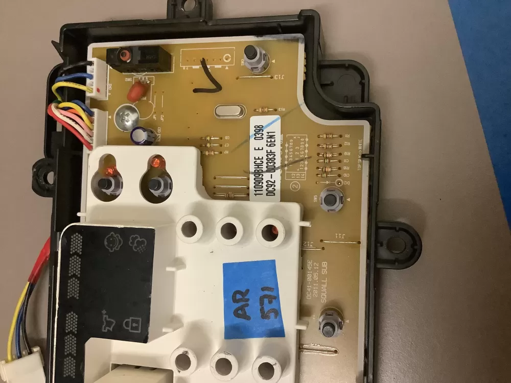 Samsung AP5577265 DC92 00383F PS4215862 Washer Control Board AZ201901 | AR571