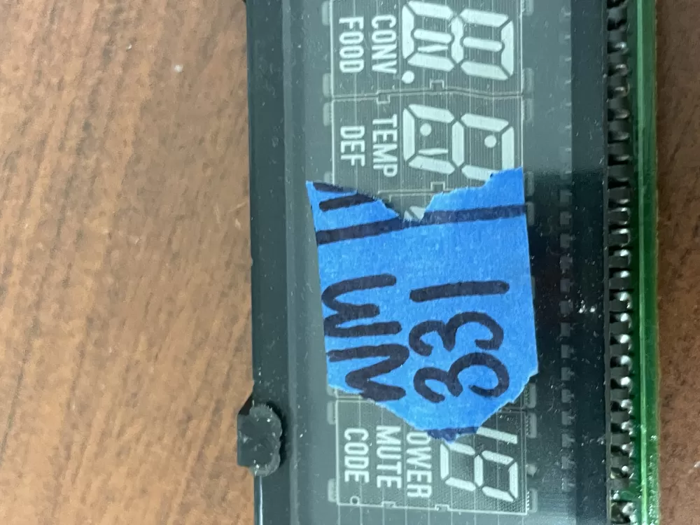 GE JEB1050WV Microwave Display Control Board AZ30368 | WM331