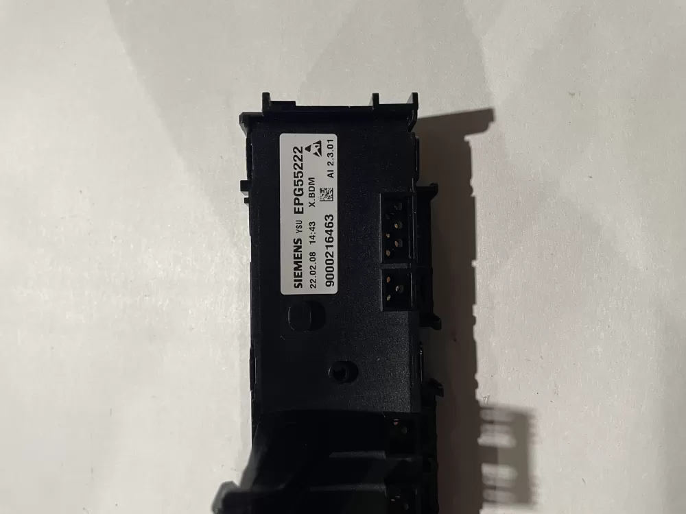 Siemens EPG55222 Dishwasher Control Board Touch Display Panel AZ191974 | KM633