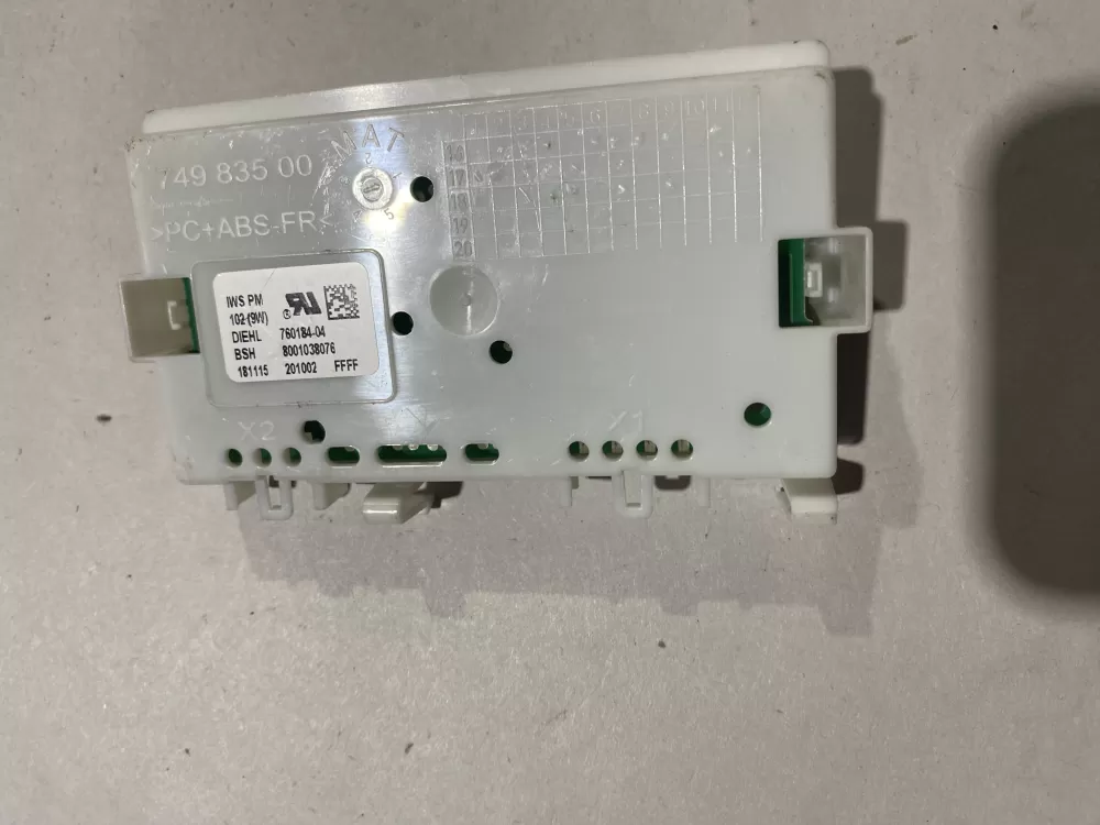Bosch Thermador 8001038076 Refrigerator Control Board  AZ128115 | BK2312