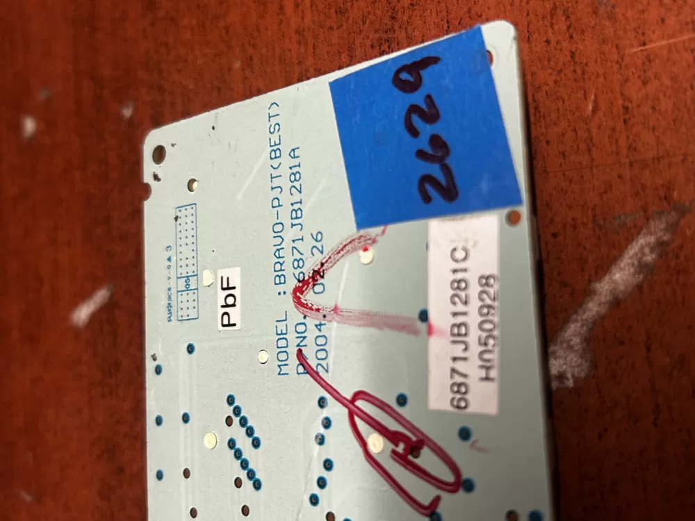  6871JB1281A DISPENSER CONTROL BOARD