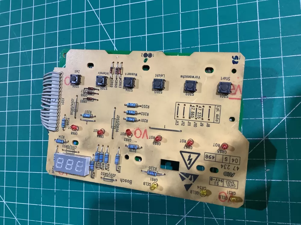 Siemens Bosch 1637188AA9 Control Board AZ154977 | NR154