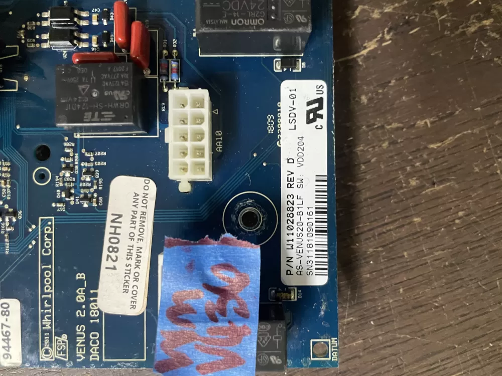 Whirlpool Maytag W11398779 W10678217 Dryer Control Board AZ44459 | Wmv436