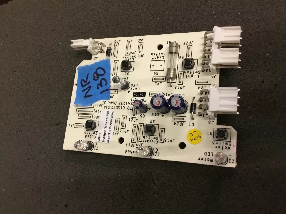 GE 197D5686G002 Refrigerator Control Board AZ84643 | NR138