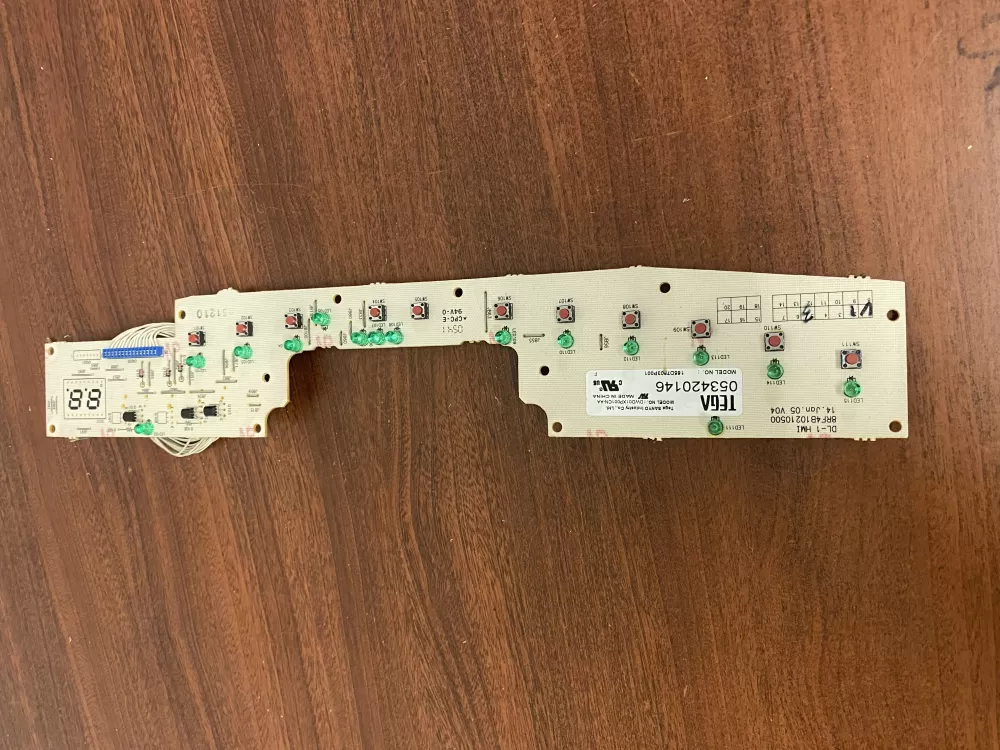 GE 165D7803P001 Dishwasher Control Board