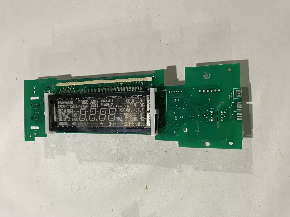 Maytag W11323695  AP6887094  W11229666  W10781747  W10821580  W10821595  W10849076  W10849081  W10866347  W10866387  W10866388  W10873788  W10873812  W10873825  W10881723  W10881724  W10881725  W10895092  W10899812  W10899813  W10903929  W10903932  W10903934  W10909058  W10909059  W10917839  W11033881  W11033882  W11033883  W11051561  W11051562  W11051563  W11085746  W11085747  W11100599  W11105542  W11226801  W11302601 Washer Control Board UI Display