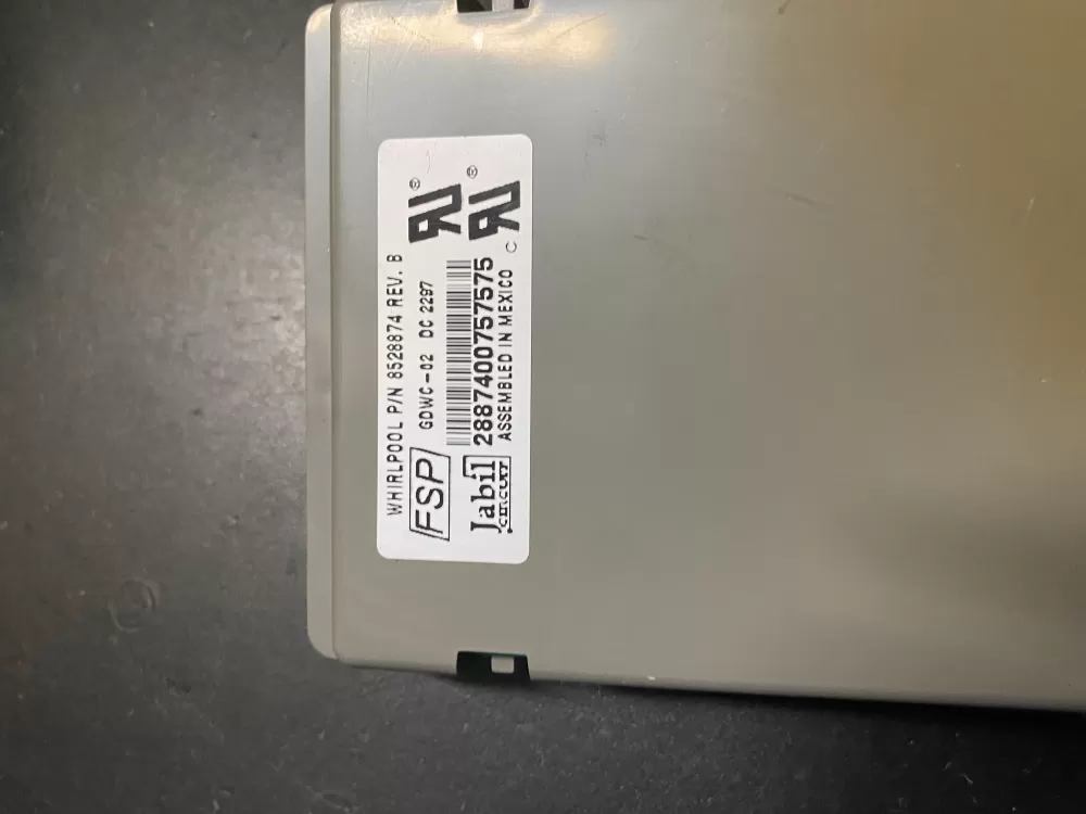 Whirlpool KitchenAid Kenmore WP8564543 Dishwasher Control Board AZ14723 | BK631