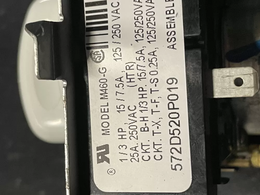 GE 572D520P019 WE4M189 Dryer Timer AZ6064 | Wm1380