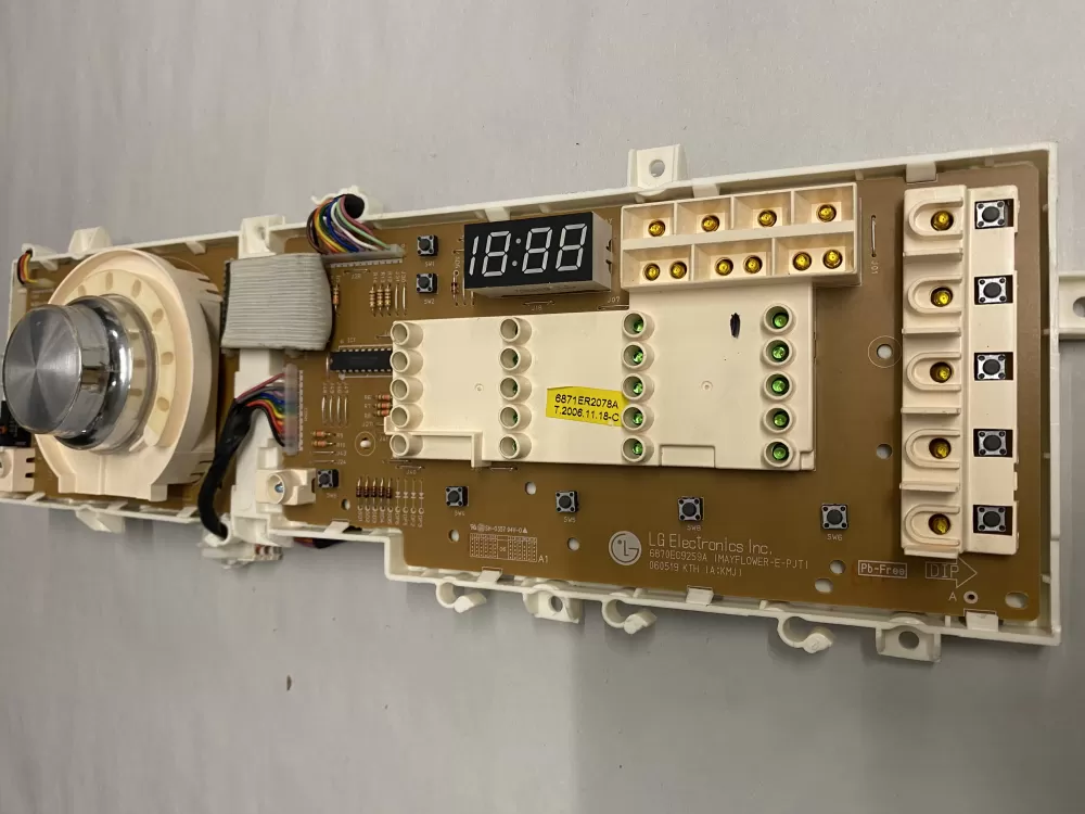 LG 6870EC9259A 6871ER2078A Washer Control Board AZ224994 | BKV668