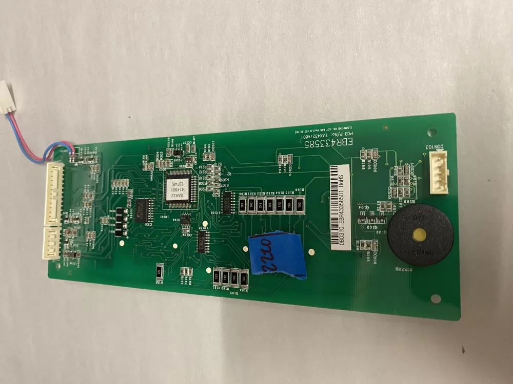 LG Kenmore EBR43358501 Refrigerator Control Board AZ206984 | BK2220