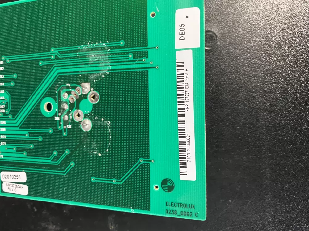 Frigidaire Electrolux 137237100A Dryer Control Board AZ4911 | BK1212