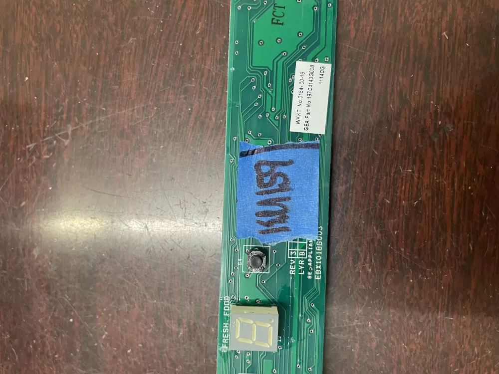 GE 197D4143G008 Wr55x10831 Refrigerator Control Board AZ32071 | KM159