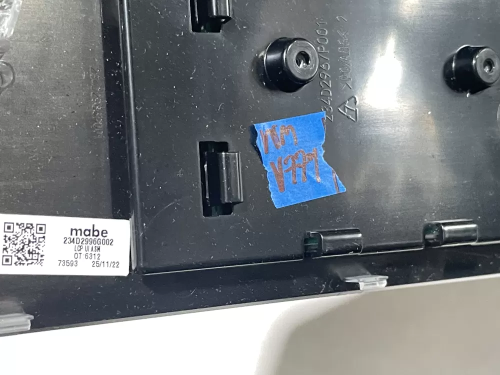 GE WE10X33197 Dryer Control Panel 234D2996G002 WE22X33126 AZ151006 | Wmv779