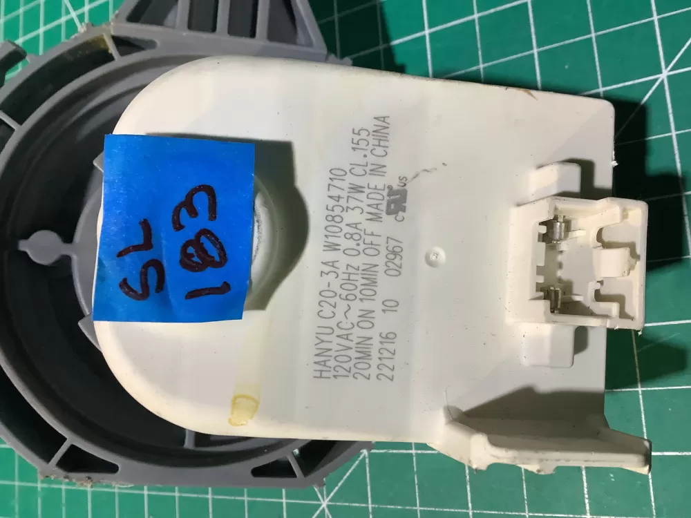 Whirlpool W11084656 W10805387 Dishwasher Circulation Pump Motor AZ137833 | SL183