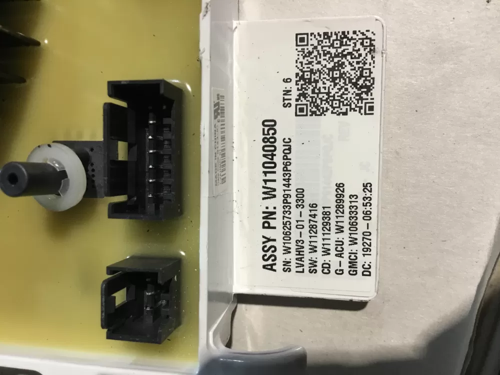Whirlpool W11130238 W11040850 Washer Control Board AZ149911 | BGV770