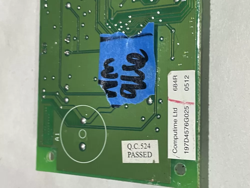 GE 197D4576G025 Refrigerator Control Board Dispenser AZ152338 | Wm916