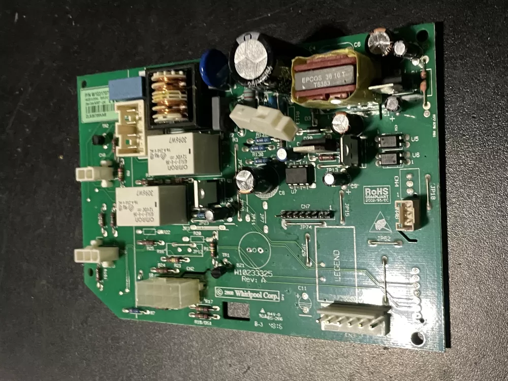Whirlpool  KitchenAid  Kenmore  Jenn-Air AP6019378 W10205552 W10268635 W10317076 WPW10317076 PS11752684 Refrigerator Control Board