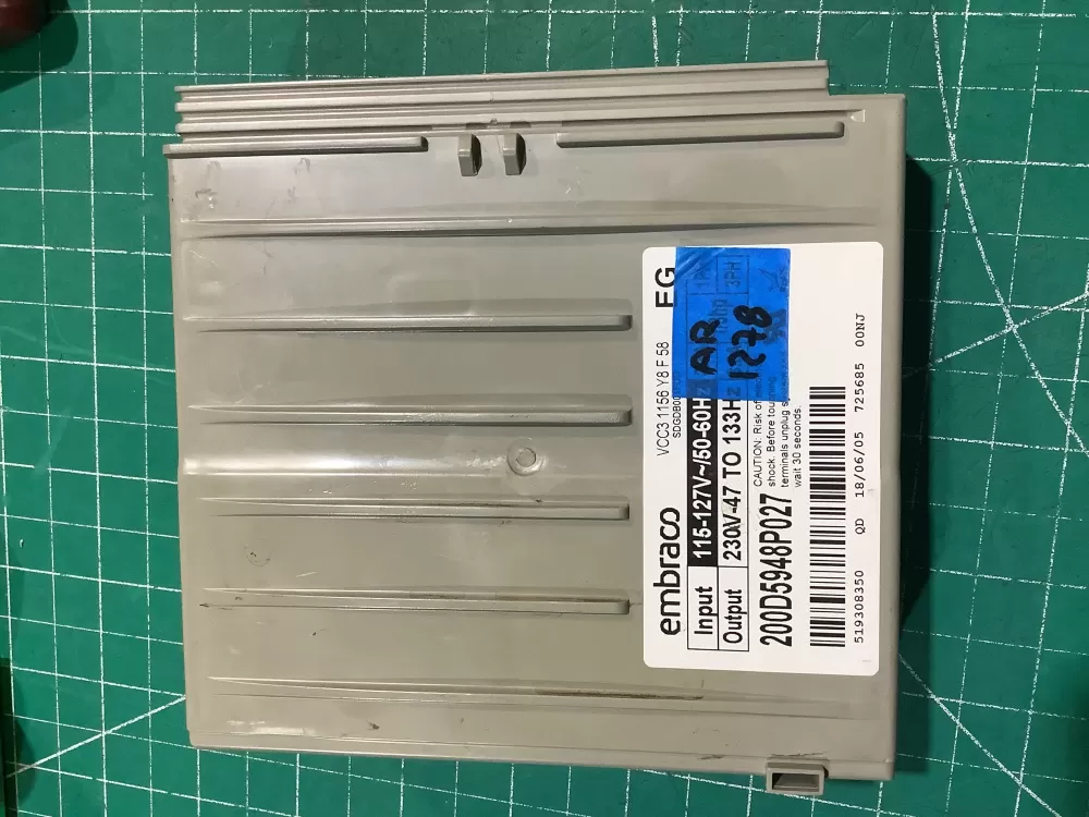 GE 200D5948P027 519308350 Refrigerator Inverter Control Board AZ227684 | AR1278