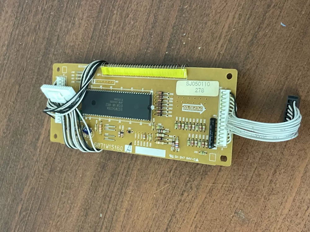 LG 6871W1S160A Microwave UI Main Control Board AZ30358 | WM331