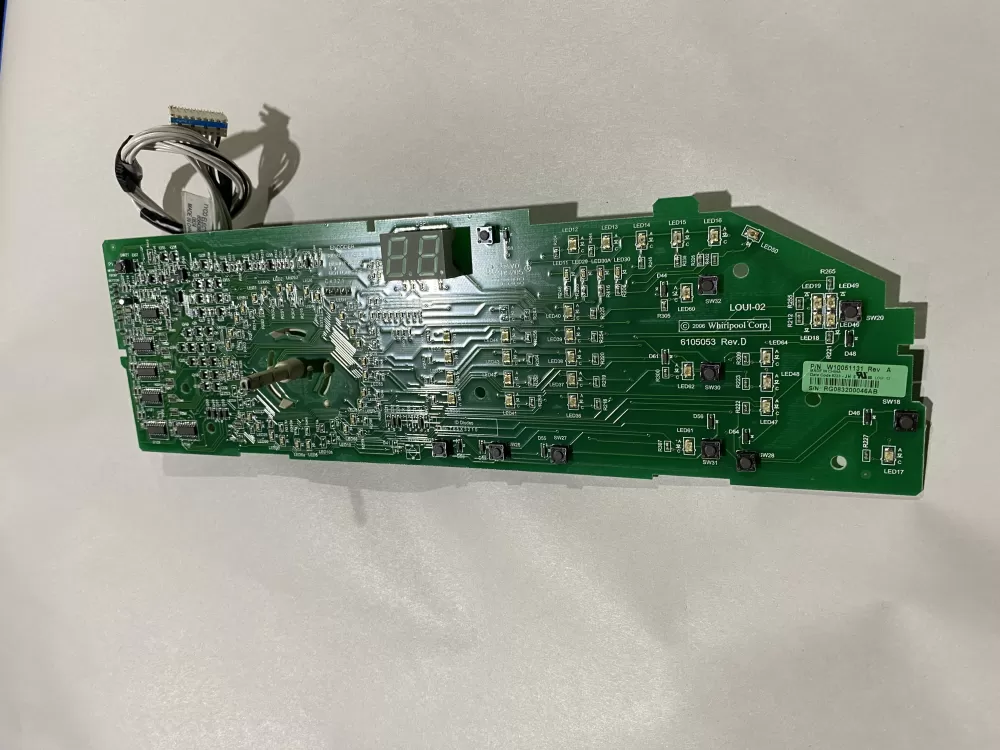 Whirlpool  Maytag W10051131 W10051133 WPW10051131 Washer Control Board