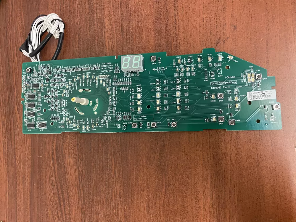 Whirlpool W10399099 Washer Control Board