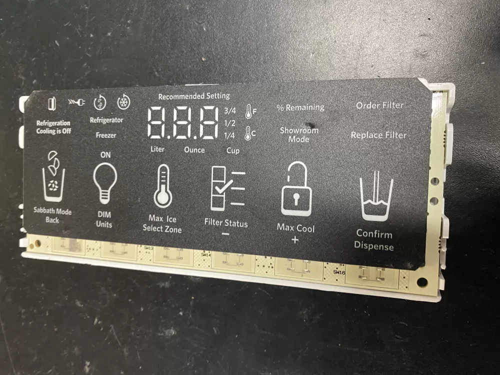 KitchenAid W10400890 W10559673 PS6447953 Refrigerator Interface User