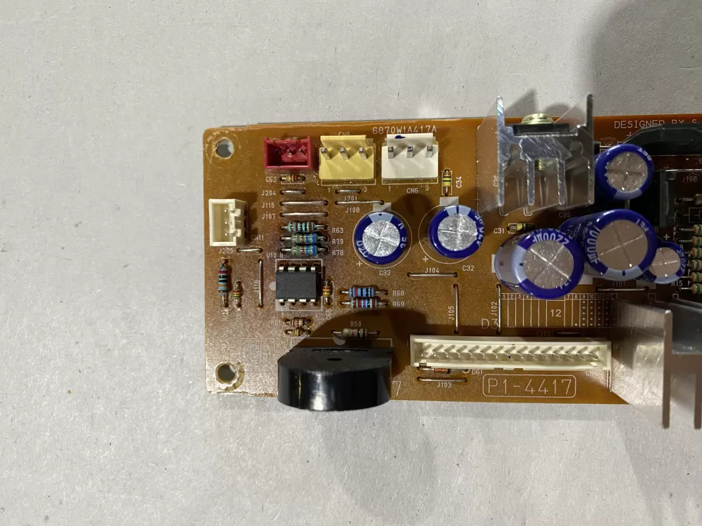 LG Wb27x10861 6871w1a417a Microwave Control Board Power AZ111460 | BK2000