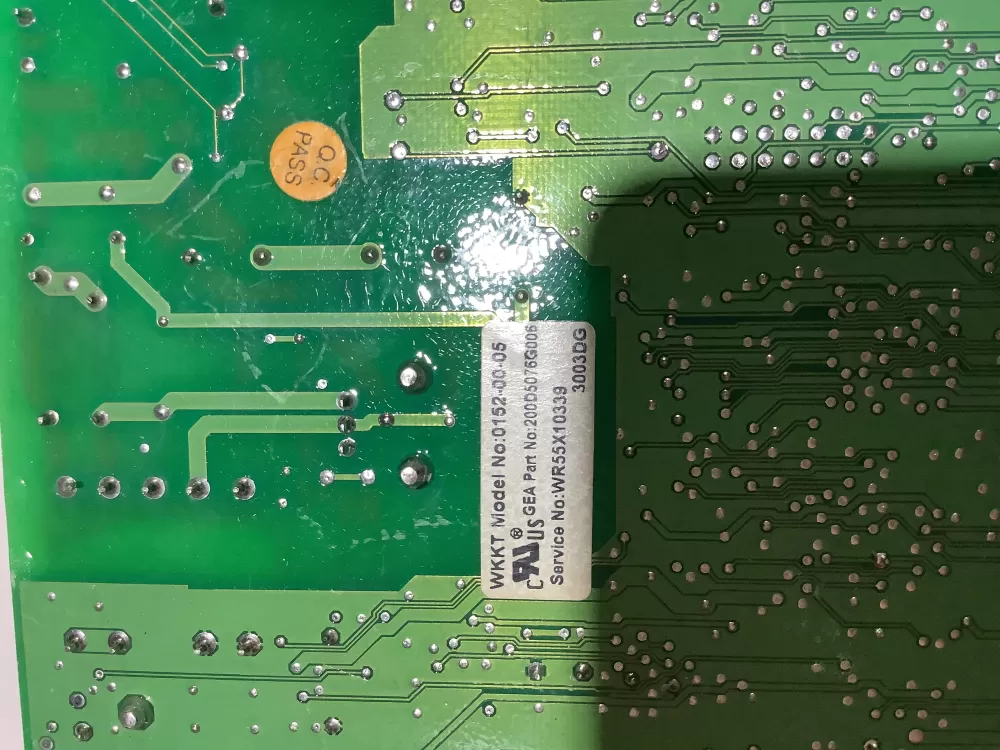 GE EBX1005G01 200D5076G006 Refrigerator Control Board AZ144609 | ZC2428