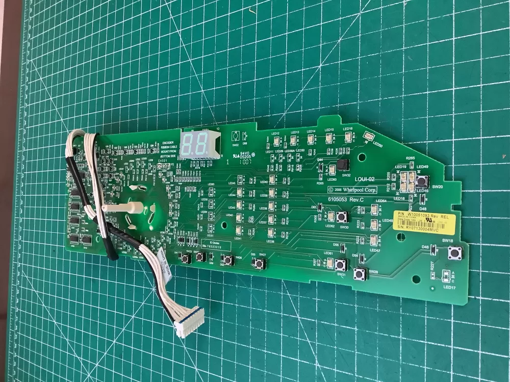 W10051093 Whirlpool Dryer Board - Control