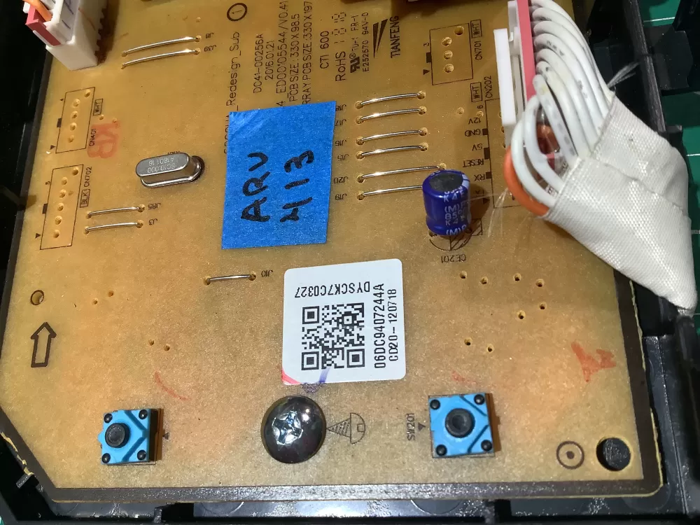 Samsung Dc9407244a Washer Control Board Circuit AZ179877 | ARV413