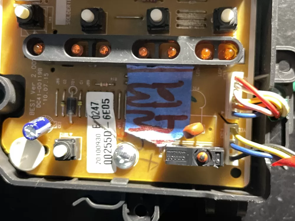 Samsung 00255D-6E05 Dryer User Interface Control Board AZ37737 | Wm420