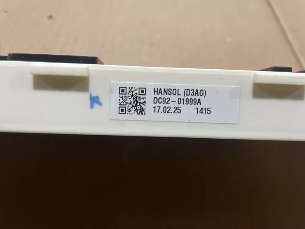 Samsung DC92 01999A Washer Control Board AZ85149 | Wmv392