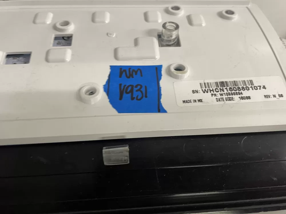 Whirlpool W10596694 W10870765 W11175821 Washer Control Panel AZ210748 | Wmv931