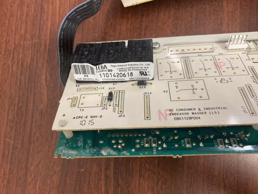 GE 175D5261G023 EBX1129P004 WH12X10439 Washer Control Board AZ44597 | BK1762