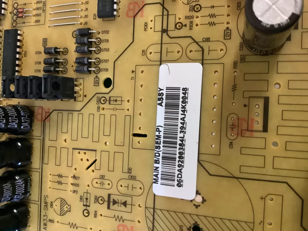 Samsung DA92 00384L DA9200384L Refrigerator Control Board AZ201795 | NR331