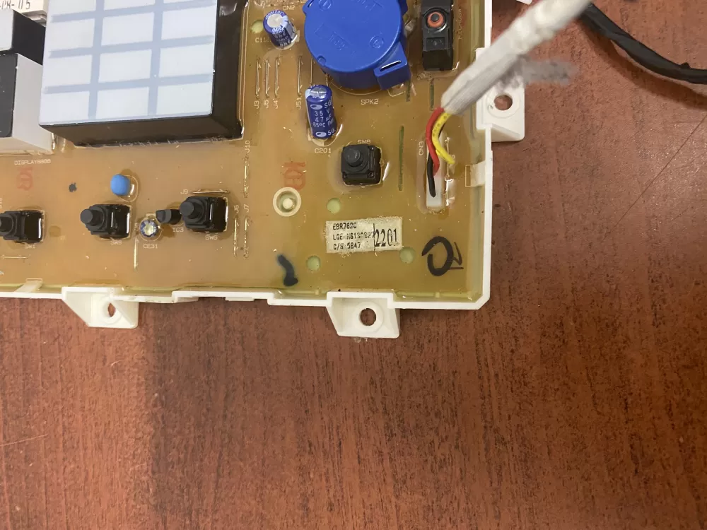 LG EBR76262201 EBR75446006 Washer Control Board AZ46793 | BK1512