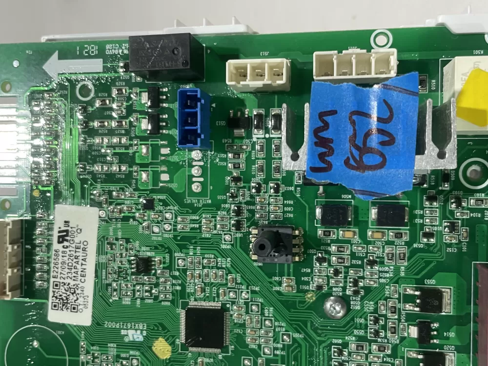 GE WH16X27251 234D2617G001 Washer Control Board AZ151988 | Wm852