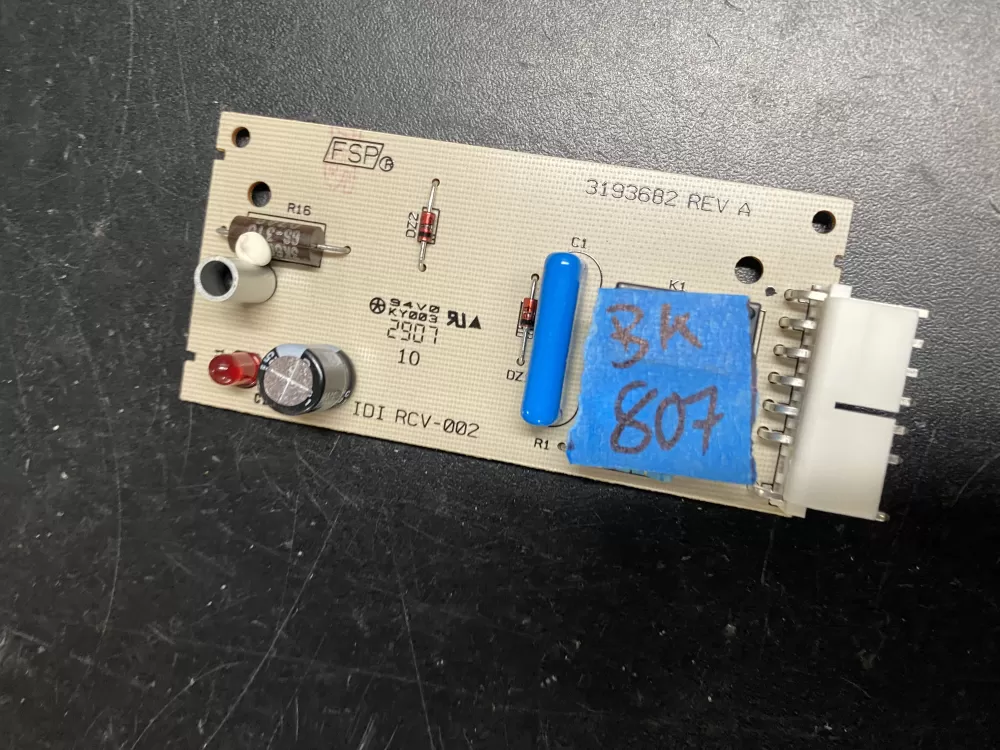 Genuine Whirlpool Refrigerator Ice Optic Board 3193682 AZ20349 | BK807