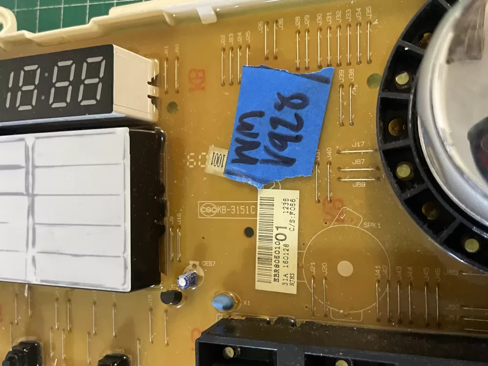 LG EBR80501001 EAX64809403 Washer Control Board AZ209422 | Wmv928