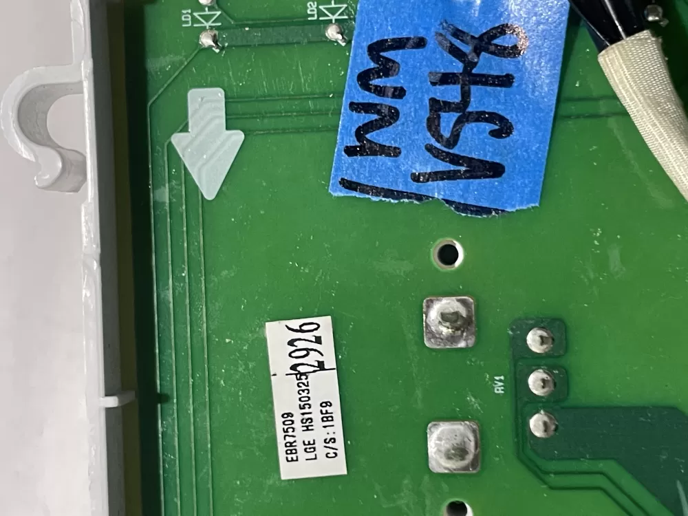 Kenmore EBR75092926 Washer Control Board UI Display AZ133817 | Wmv548