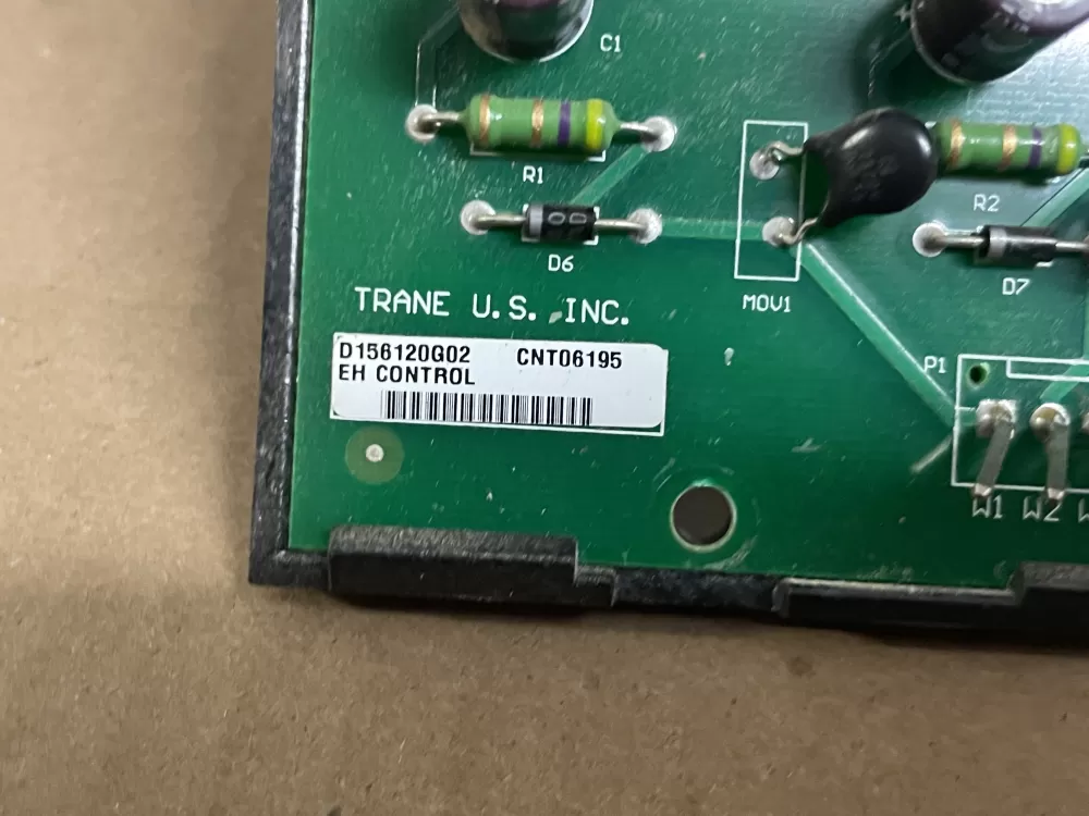 Trane EM Heat Control Board CNT06195 D156120g02 AZ103512 | Wm991