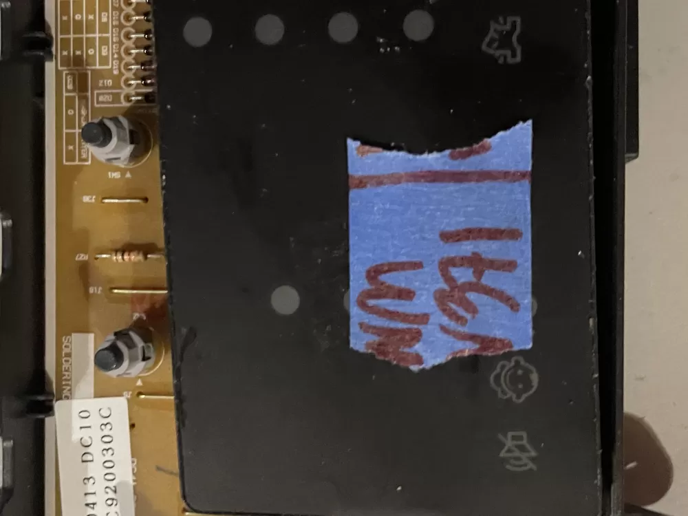 DC94-03170A DC41-00133B DC92-00303C Washer Control Board AZ33827 | Wmv371