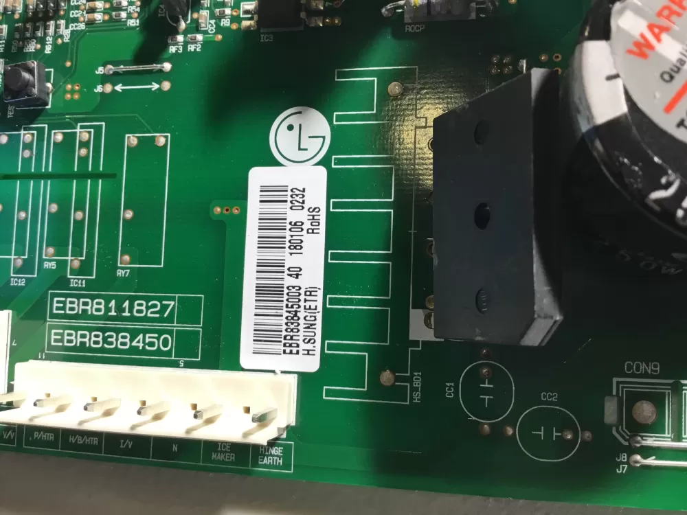 LG EBR83845003 CSP30021031 Refrigerator Control Board AZ42595 | NR1743