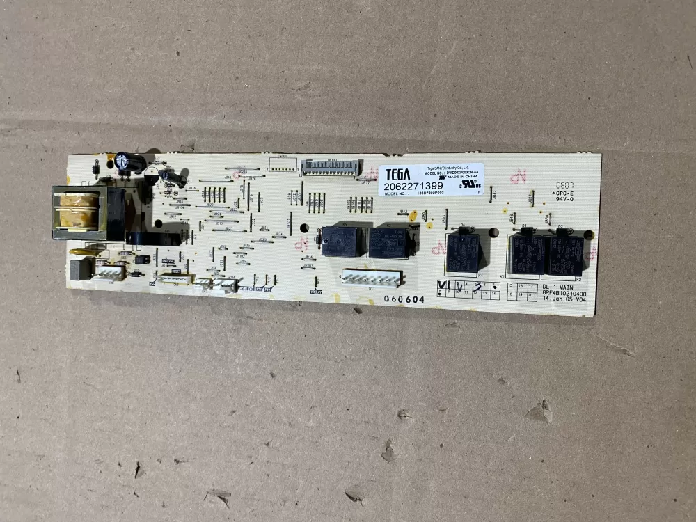 GE 165D7802P003 Dishwasher Control Board